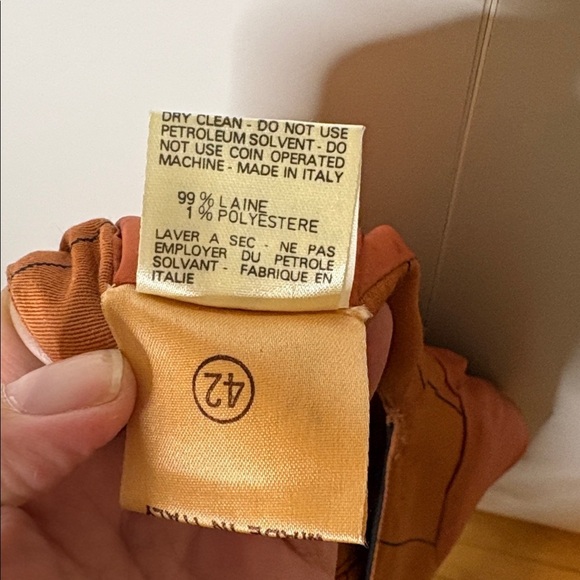 Vintage Krizia Brown and Black Striped Blazer - Picture 11 of 11